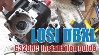 Zenoah G320 installation into a LOSI DBXL RC [upl. by Boigie]