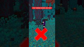 1212 Nether Tree Farm Minecraft minecraft shorts [upl. by Almond966]