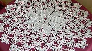 CROCHET How to crochet doily 2 EASY Tutorial Part 2 6 9 round [upl. by Harimas]