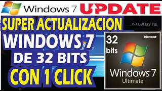 ACTUALIZACION PARA WINDOWS 7 DE 32 BITS  2022  PACK COMPLETO ✅ [upl. by Idihc]