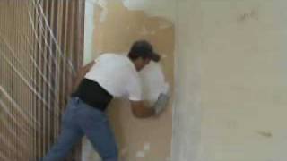 How to sand a drywall quotpatchquot [upl. by Negam68]