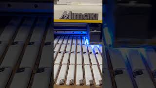 Lighter Printing Process  Mimaki UV Printer mimaki lighter uvprinter uvprinting customlogo [upl. by Kissie]