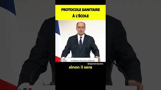 Le protocole sanitaire à lécole feat Jean Castex extrait 4 [upl. by Olnay388]