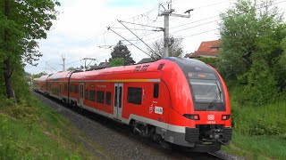 Moderner Bahnverkehr Bahnstrecke CoburgSonneberg [upl. by Suivatnom]