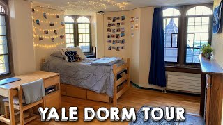 YALE COLLEGE DORM TOUR 2022  Old Campus Single Suite [upl. by Palmore]