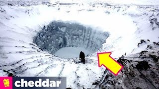 The Exploding Craters of Siberia  Cheddar Explores [upl. by Ellessig]