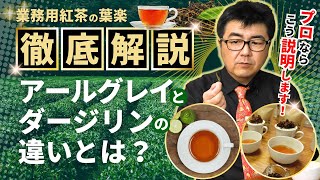 【業務用紅茶の葉楽】徹底解説！アールグレイとダージリンの違いとは？【プロが語る解説シリーズ】 [upl. by Hinze346]