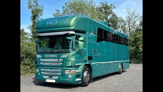 Brand new 2024 luxury EQbuilt 18tonne Horsebox on 2016 Scania chassis 5 large stalls sleeps 6 [upl. by Geithner]