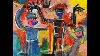 ART MATTERS NOW Learn to Paint In JeanMichel Basquiat Style [upl. by Isnan]