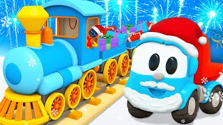 Leo the Truck amp Christmas cartoons for kids Car cartoons for babies amp train cartoons for kids [upl. by Bibbye983]