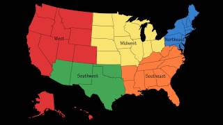 5 Regions of the U S FINAL [upl. by Olaf]