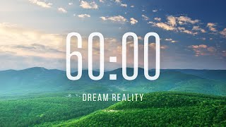 One HOUR 60 Minute Timer Relaxing Music and Alarm [upl. by Aleehs112]