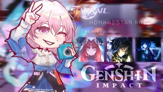 Honkai star rail characters react toGenshin impact Genshin Impact\Honkai star rail Yukra [upl. by Presley]