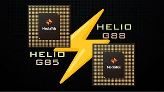 Mediatek Helio G85 vs Mediatek Helio G88  Full Comparison [upl. by Nwahsit]