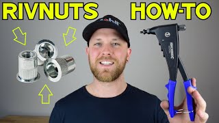 How To Install RIVNUTS  FULL DIY TUTORIAL  How To Install Nutserts amp Nutrivets using RIVNUT GUN [upl. by Howie]