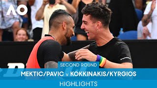 MekticPavic v KokkinakisKyrgios Highlights 2R  Australian Open 2022 [upl. by Mikey361]