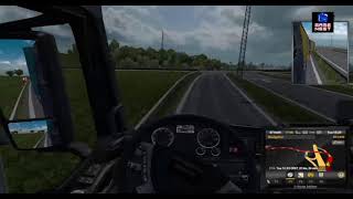 Scooters Delivery From Stockholm To Gedser  Euro Truck Simulator 02 [upl. by Forester]