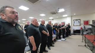 Caerphilly Male Voice Choir  In Rehearsal 3  Bendigedig amp The Rhythm of Life [upl. by Dolora246]