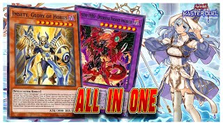 4 Engines In 1 deck  Adventure Horus Dpe Diabellstar Deck  YuGiOh Master Duel [upl. by Binnings]