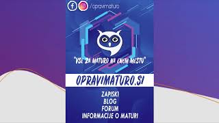 Vse za maturo na enem mestu  Zapiski opravimaturosi [upl. by Roane391]