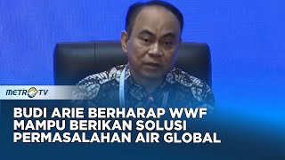 FULL Menkominfo Budi Arie Setiadi Soroti Permasalahan Air Jelang World Water Forum [upl. by Junia]