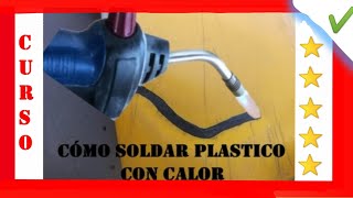 Soldar plastico con soldador de estaño [upl. by Akzseinga343]