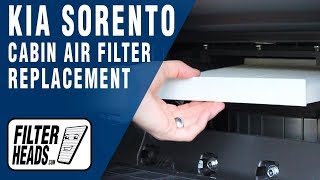 How to Replace Cabin Air Filter 2012 Kia Sorento [upl. by Virgel]