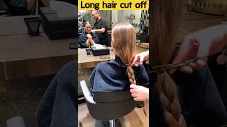 OMG 🥵 LONG HAIR girl HAIRCUTheadshave forcehaircut hairstyleshorts [upl. by Yslek]