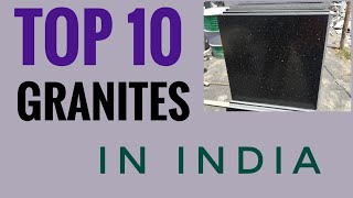 Indian Granite Colours  10 Type Of Best Granite Colours From India To Buy At Best Price [upl. by Luby]