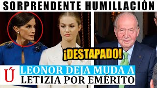 ¡Es mi abuelo Leonor HUMILLA a Letizia POR lNSULTAR a Juan Carlos en fiesta y hace esto en El Pardo [upl. by Nimajnab]