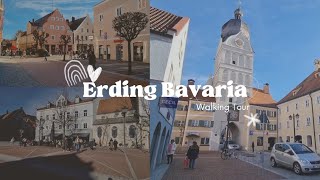 Erding walking tour  Erding a town in Bavaria Germany [upl. by Ahsrop573]