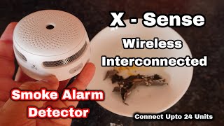 XSense SX01 WR Interconnected Smoke Detector Unboxing  Overview  Installation  Test [upl. by Rokach]