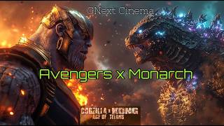 Godzilla x kong  Avengers Cameo🔥Together Stronger godzillaxkong3 avengers and [upl. by Akcirehs]