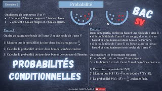 Probabilité conditionnelle  Bac Libanais SV  Exercice corrigé Terminale [upl. by Aiselad]