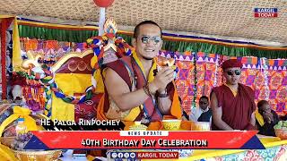 HE Palga Rinpochey addressed public during his 40th Birthday celebration in Ladakh [upl. by Aivital]