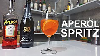 How to make an Aperol Spritz  2 WAYS [upl. by Afesoj226]