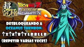 Cómo desbloquear a Oceanus Shenron  Dragon Ball Z Extreme Butoden [upl. by Aneetsirk]