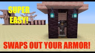 SUPER EASY Armor Stand Swapper  Minecraft [upl. by Pedroza394]