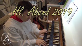 Hl Abend 2019  Kommet ihr Hirten Querflöte  Orgel  GGB WÜ 754  EG 48 [upl. by Lrae]