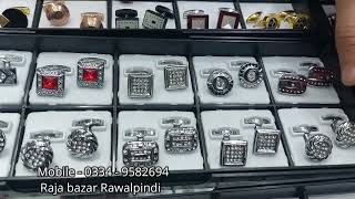 Cufflinks price in Pakistan 2024  Studs for Men  Raja bazaar Rawalpindi [upl. by Aihsila]