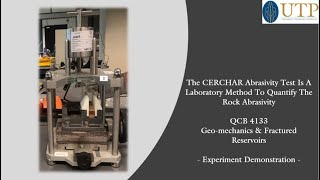 The CERCHAR Abrasivity Test Is A Laboratory Method To Quantify The Rock Abrasivity [upl. by Nnylarej]