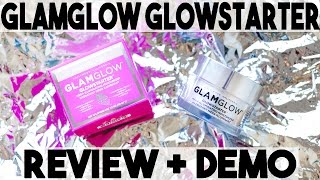 GLAMGLOW GLOW STARTER Illluminating Moisturizer  Review  Demo [upl. by Anerres]