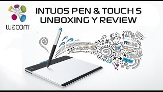 Unboxing y Review WACOM Intuos PenampTouch STableta digitalizadora [upl. by Idnaj797]