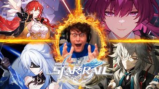 EVERY HONKAI STAR RAIL Character Trailer March 7th  Jingliu REACTION [upl. by Atrice]