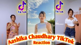 Aashika Chaudhary TikTok Video  TikTok Video Reaction Roast  Maithili TikTok Video Reaction [upl. by Suoinuj]