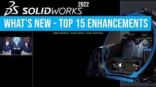 Whats New in SOLIDWORKS 2022  Top 15 Enhancements [upl. by Ahsilyt]