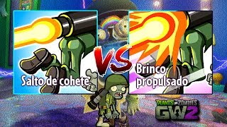 Salto de Cohete vs Brinco Propulsado  PvZ GW2 [upl. by Traci863]