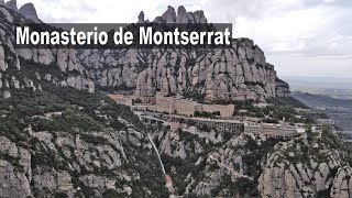 Vista Aérea del Monasterio de Montserrat Barcelona  Paisajes 4K [upl. by Leda18]