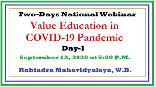 Rabindra Mahavidyalaya Webinar Series No9 DayI [upl. by Cormac270]