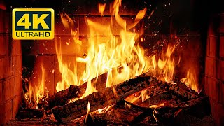 🔥 Cozy Fireplace 4K 12 HOURS Fireplace with Crackling Fire Sounds Crackling Fireplace 4K [upl. by Eulalee]